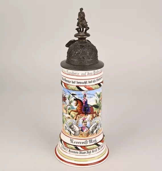 Prussian/Hanoverian 14th Uhlan Reservist Stein - Rare Unit Visuel 1 principal